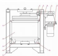 永磁高梯度磁選機(jī)的整機(jī)圖示
